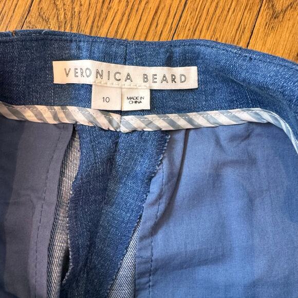 Veronica Beard size 10 cotton slacks with a little stretch - Picture 2 of 4
